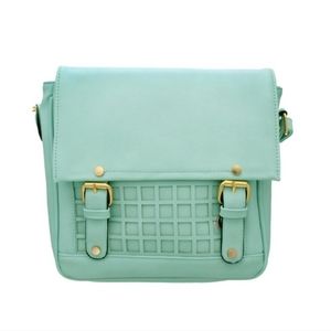 Moda Square Messenger Bag In Lucite